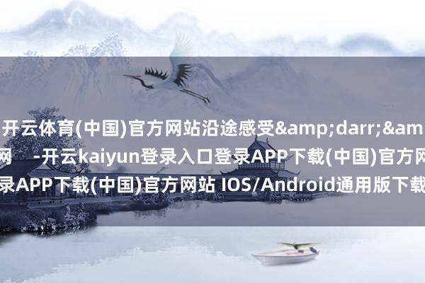 开云体育(中国)官方网站沿途感受&darr;&darr;作家：长城网    -开云kaiyun登录入口登录APP下载(中国)官方网站 IOS/Android通用版下载安装