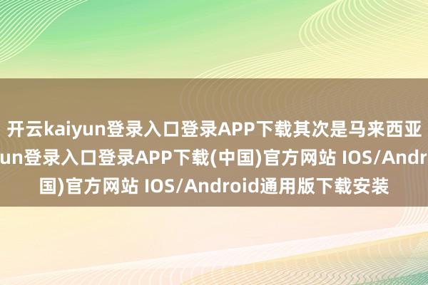 开云kaiyun登录入口登录APP下载其次是马来西亚和俄罗斯-开云kaiyun登录入口登录APP下载(中国)官方网站 IOS/Android通用版下载安装